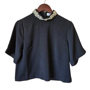 Elliatt Pearl / Rhinestone Embellished Twin Set Size Small